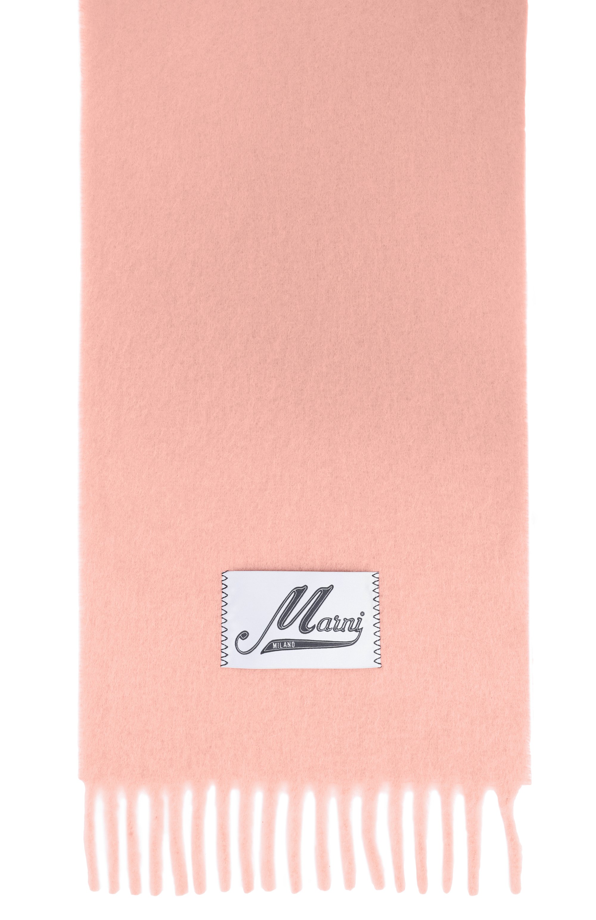 Шерстяной шарф MARNI розового цвета по цене 42450 руб., арт. SCMC0059Y0/UTW918, фото 4 Шерстяной шарф MARNI, арт. SCMC0059Y0/UTW918, фото 4