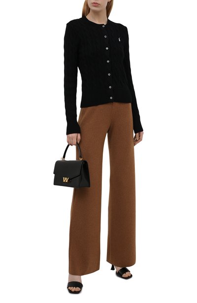 Хлопковый кардиган POLO RALPH LAUREN черного цвета по цене 18050 руб., арт. 211792413, фото 2 Хлопковый кардиган POLO RALPH LAUREN, арт. 211792413, фото 2