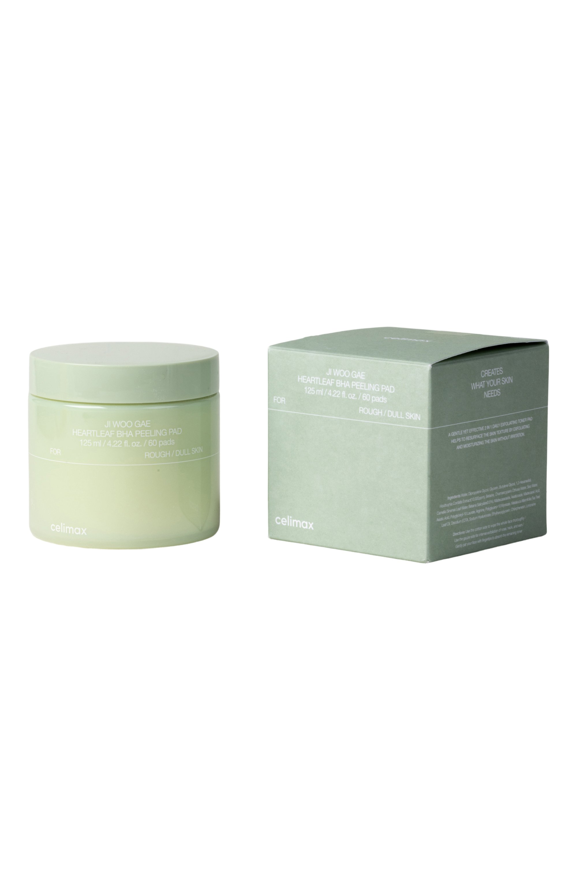 Пэды ji woo gae heartleaf bha peeling pad (60шт.) CELIMAX, арт. 8809463992615, фото 2