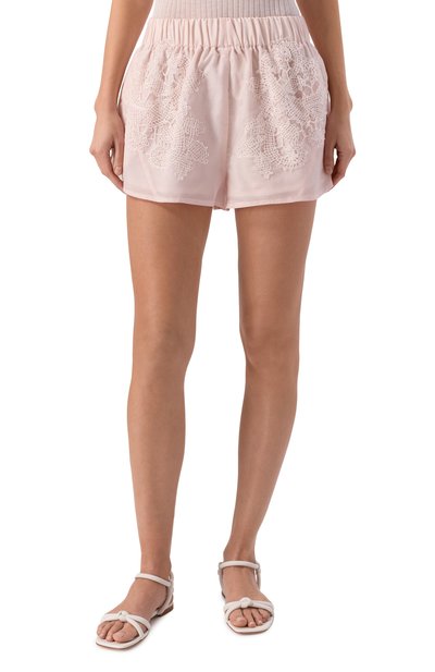 Шорты из хлопка и шелка LILA EUGENIE, арт. 2527, фото 3