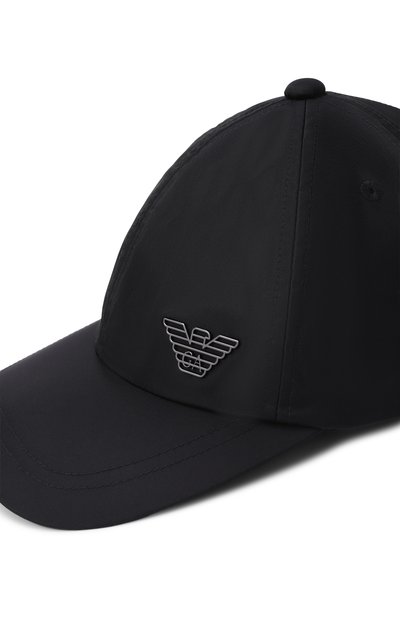 Бейсболка EMPORIO ARMANI черного цвета по цене 14150 руб., арт. EM001962/AF13454, фото 3 Бейсболка EMPORIO ARMANI, арт. EM001962/AF13454, фото 3