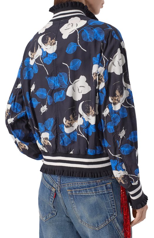 Бомбер из вискозы Undercover UP1F1203 Чёрный  UP1F1203 Фото 4