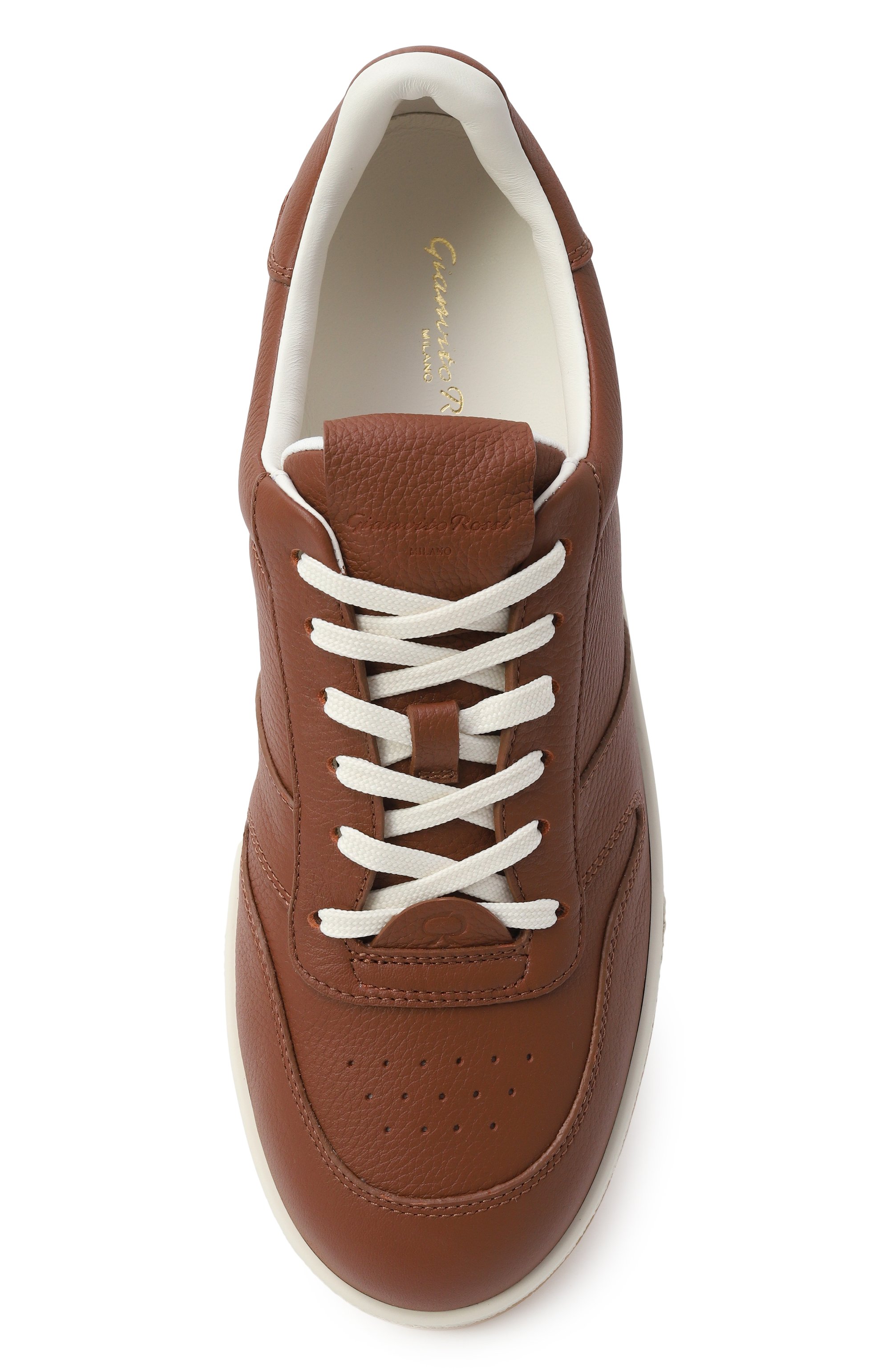 Кожаные кеды slam GIANVITO ROSSI, арт. G25480.W1WMI.FXSHAVA, фото 6