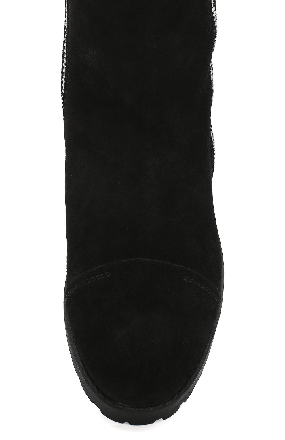 Утепленные замшевые ботинки с молниями DKNY, арт. K3840252, фото 5