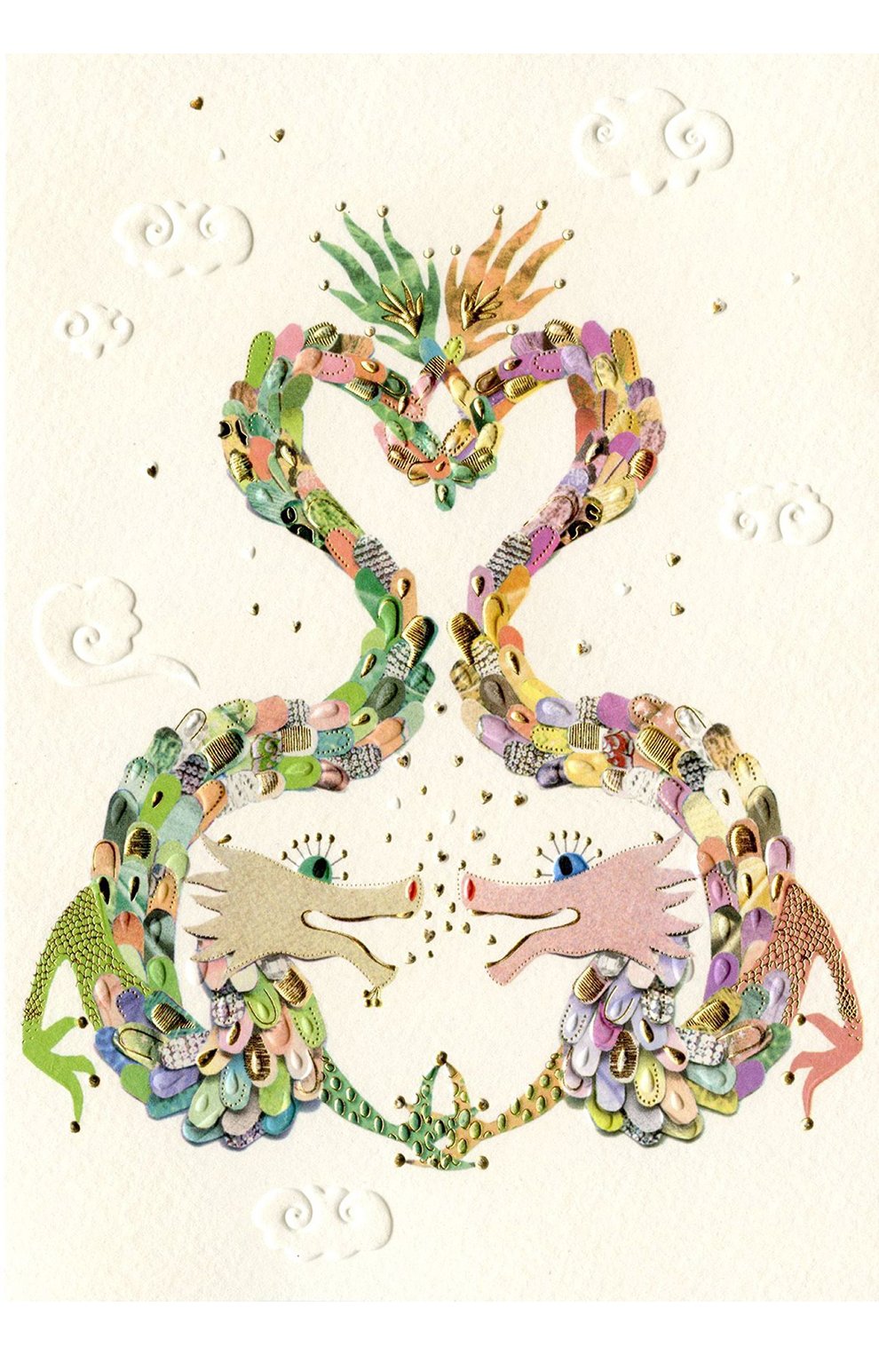 Открытка два дракона TURNOWSKY, арт. MO6756, фото 1