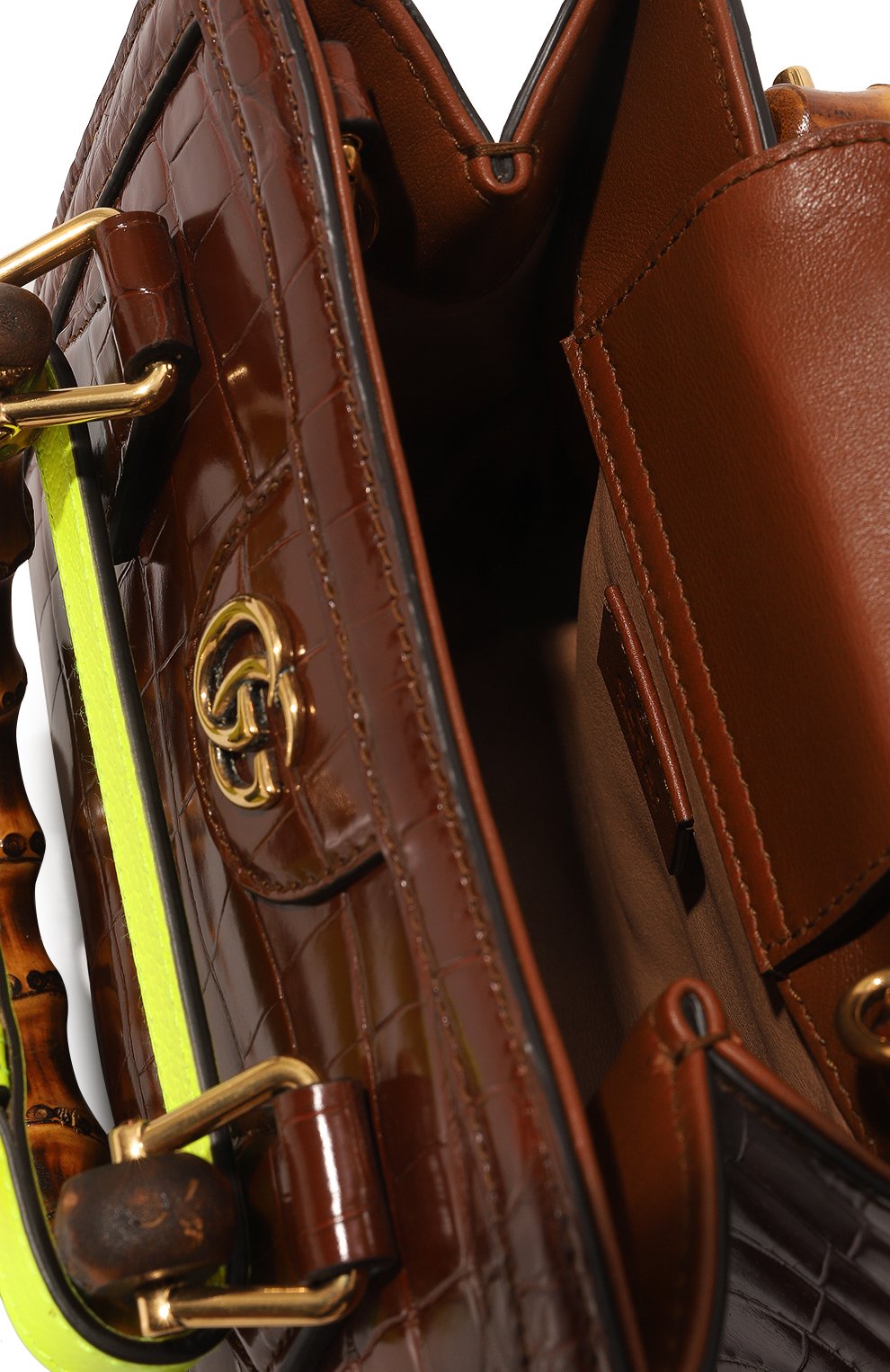 Сумка diana mini из кожи аллигатора GUCCI, арт. 655661 EZINT, фото 5