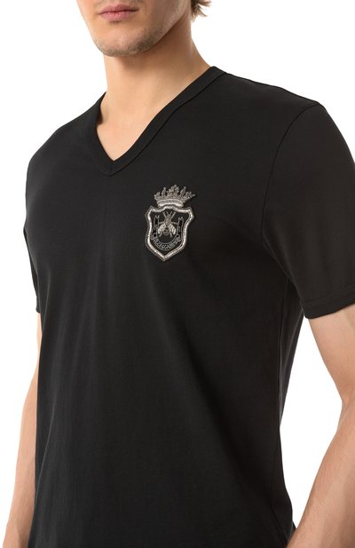 Хлопковая футболка DOLCE & GABBANA, арт. G8HL7Z/G704C, фото 5