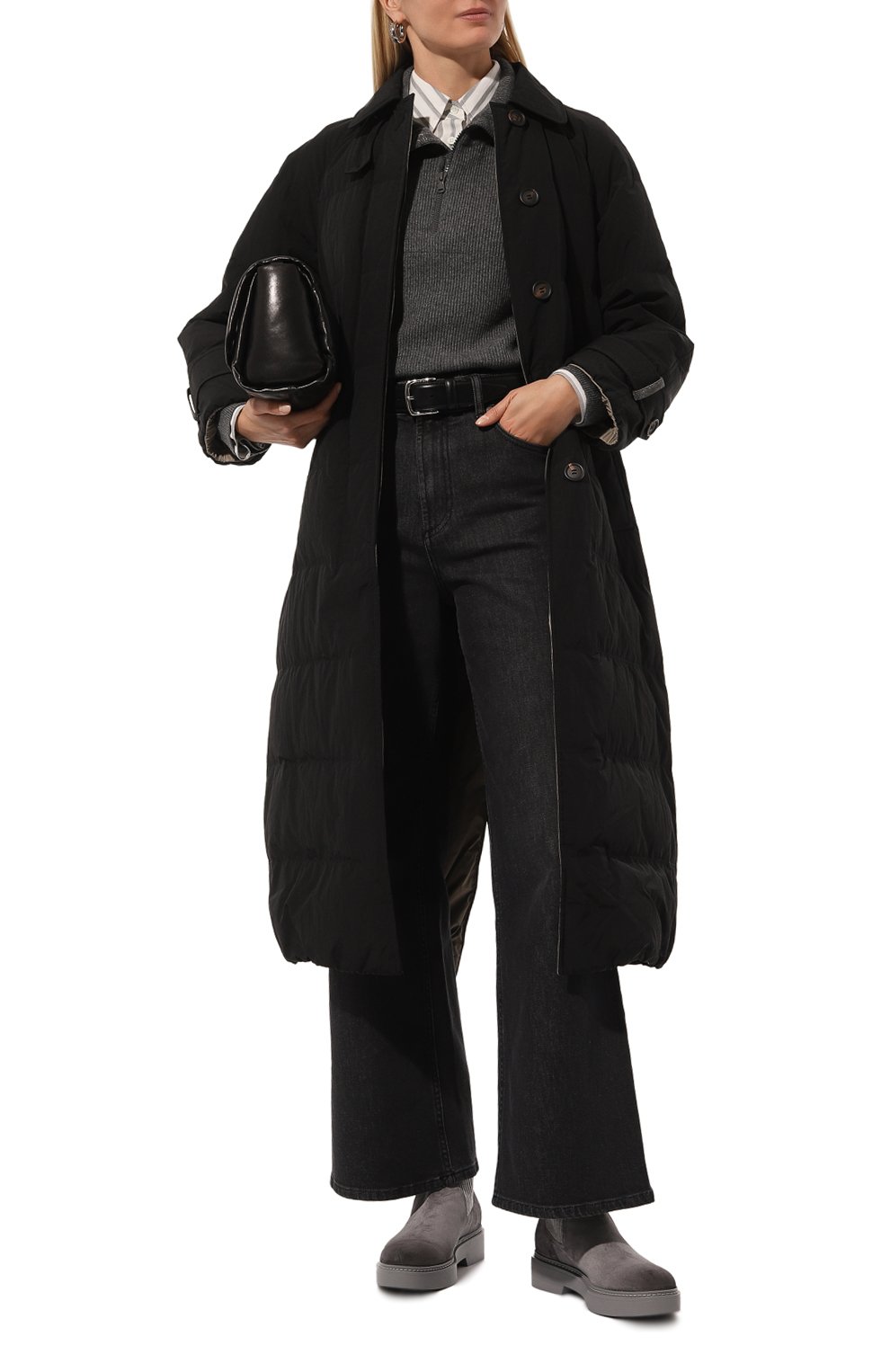 Замшевые челси SANTONI серого цвета по цене 96350 руб., арт. WTHG71314GRINHTA, фото 2 Замшевые челси SANTONI, арт. WTHG71314GRINHTA, фото 2