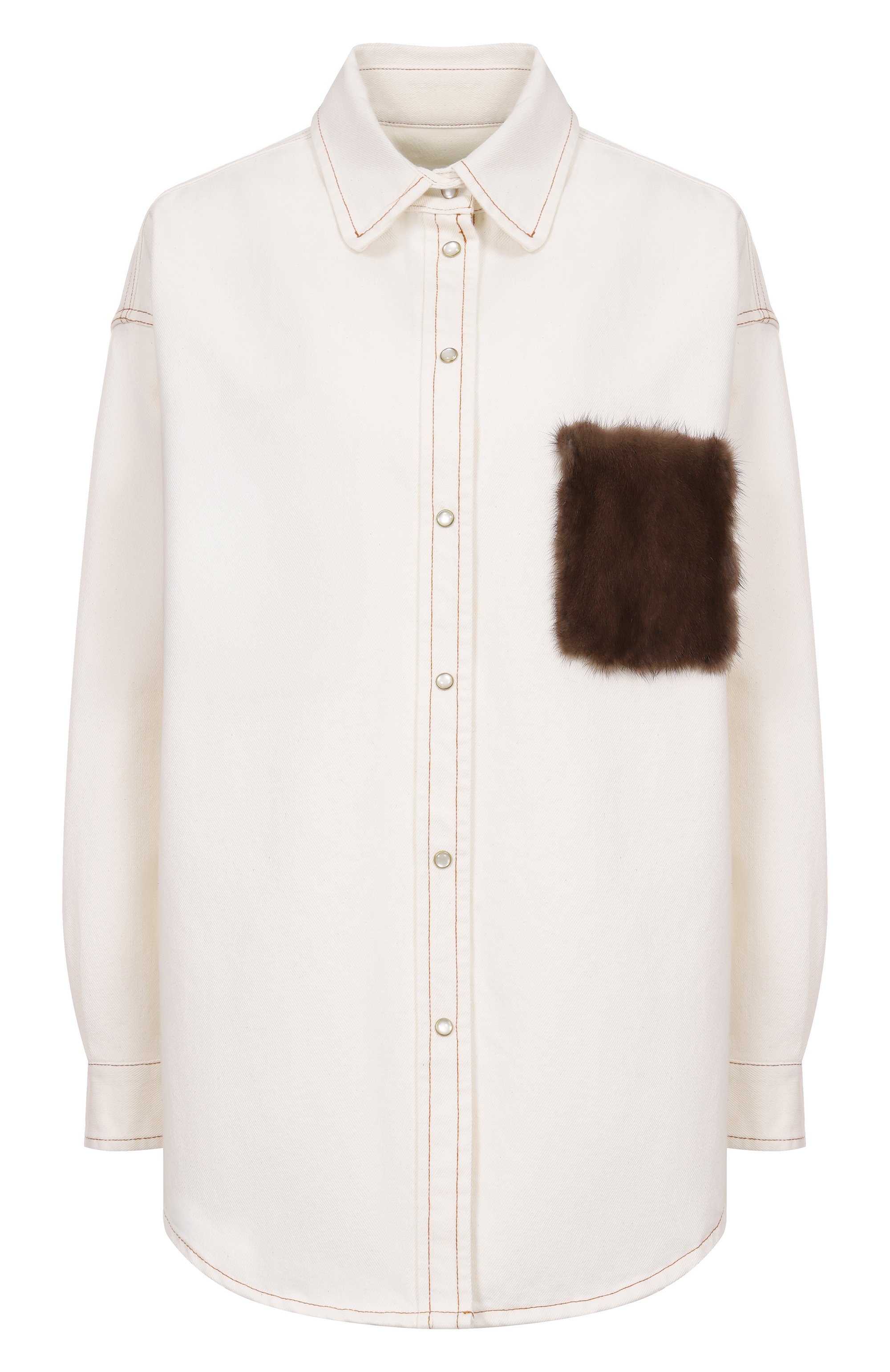 Джинсовая рубашка FORTE DEI MARMI COUTURE, арт. 25WF8171, фото 1