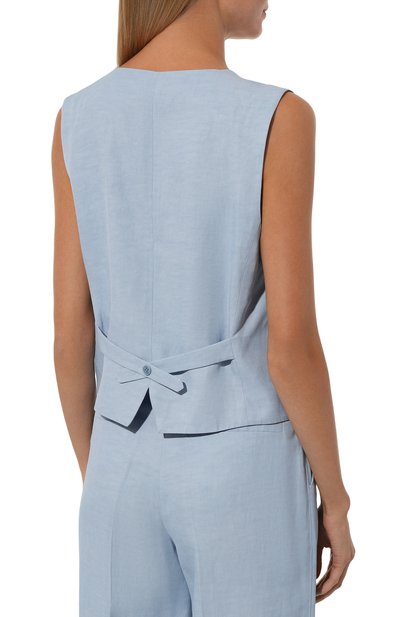 Жилет из вискозы и льна P.A.R.O.S.H., арт. D410028, фото 4