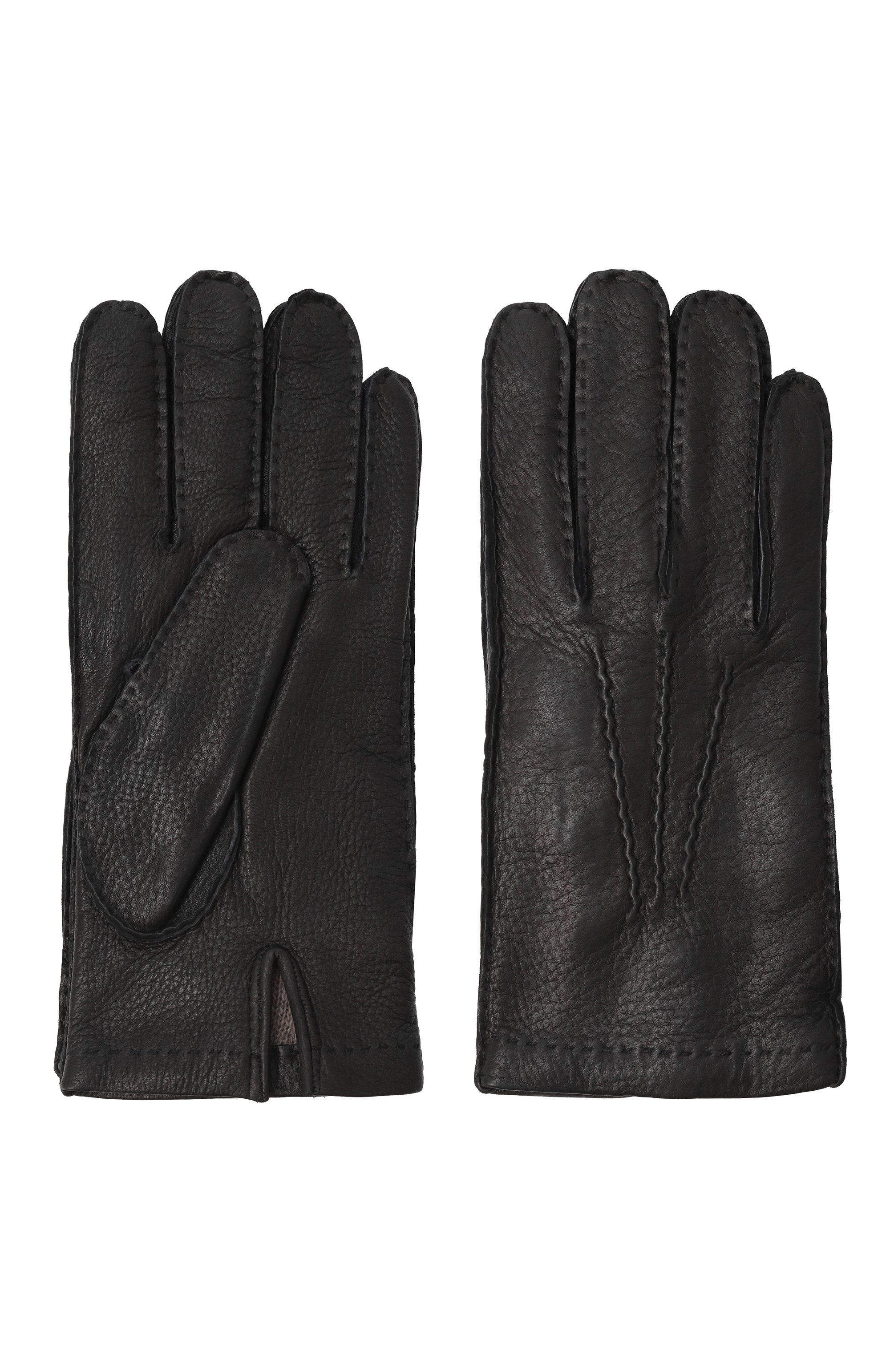 Кожаные перчатки MVST, арт. SG02/321BM 4010/DEER CASH LINED, фото 2