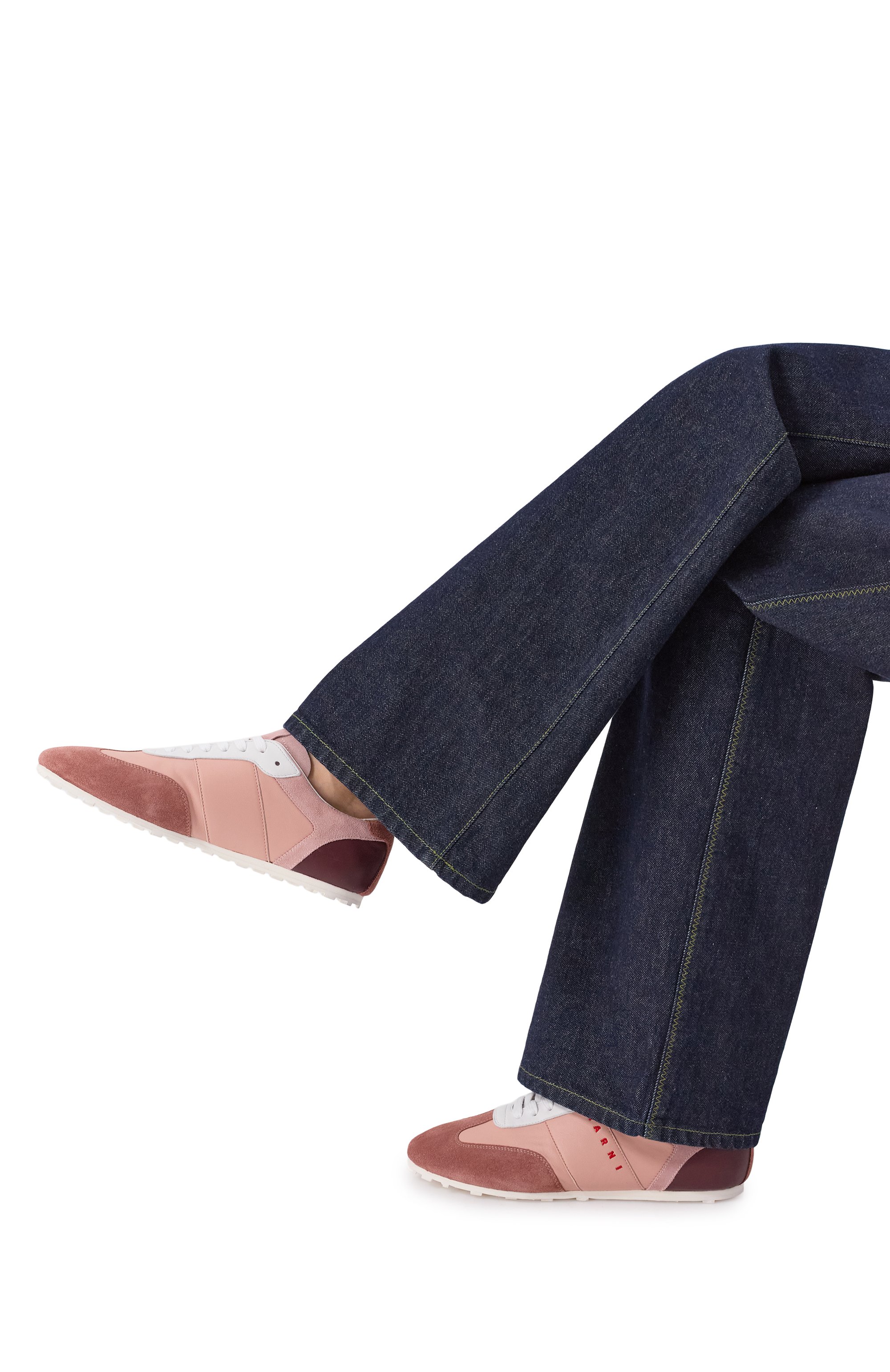 Кожаные кеды MARNI, арт. SNZW020400/P9097, фото 2