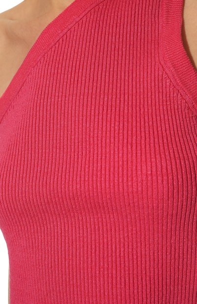 Льняной топ JACQUEMUS розового цвета по цене 23150 руб., арт. 213KN009-2330, фото 5 Льняной топ JACQUEMUS, арт. 213KN009-2330, фото 5