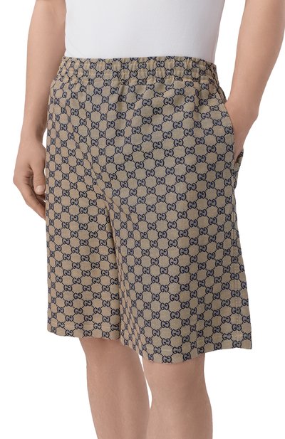 Льняные шорты GUCCI, арт. 742781/ZAM7G, фото 3