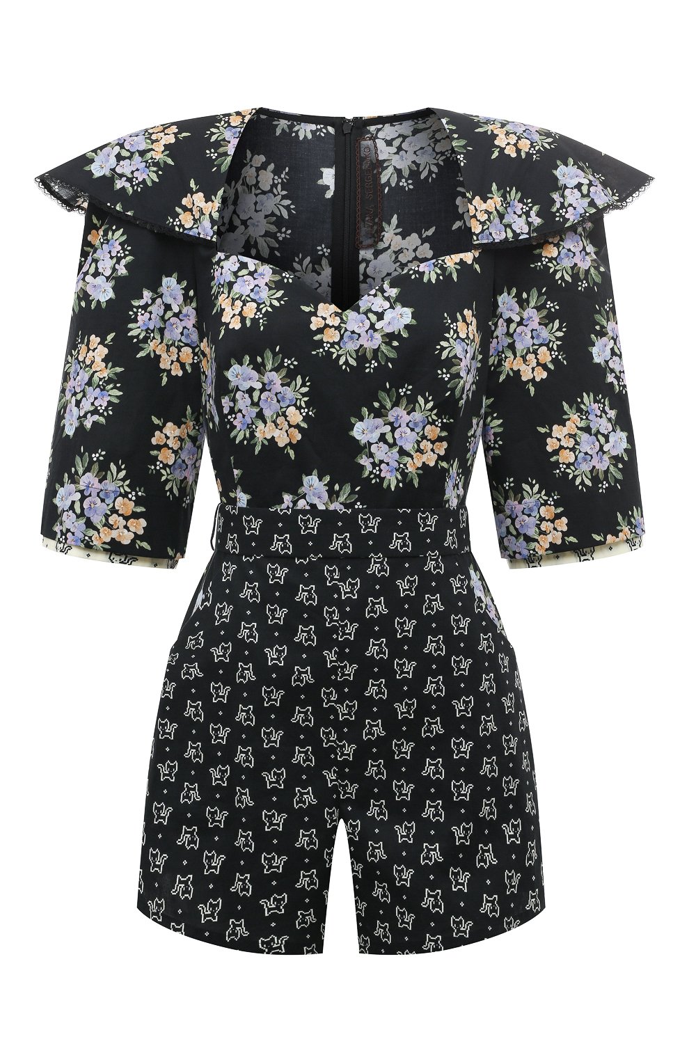 Хлопковый комбинезон ULYANA SERGEENKO, арт. JST004SS22P (1046т22), фото 1