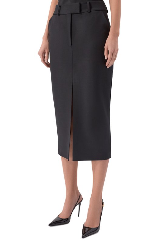 Шерстяная юбка Shervarli SK26-0026 Чёрный  SK26-0026 Фото 3