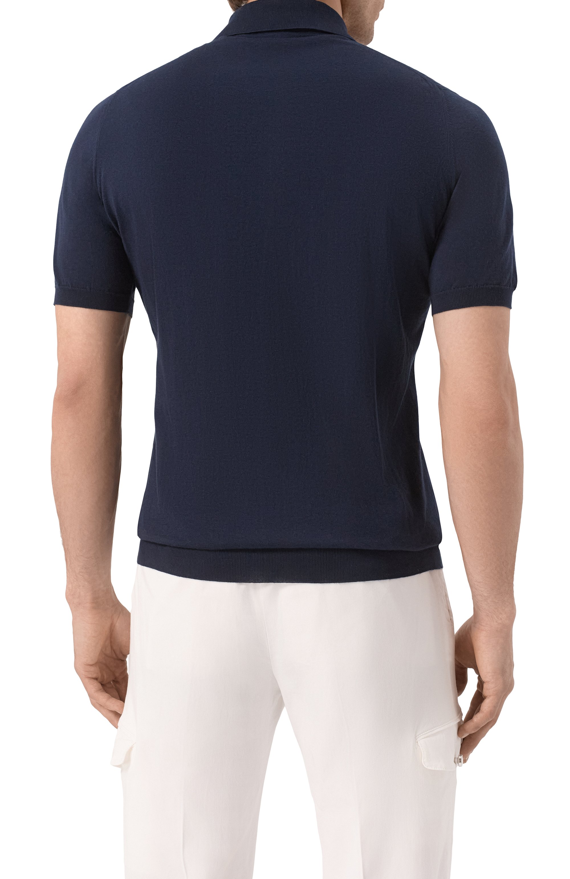 Хлопковое поло KITON, арт. UMK071260H, фото 4