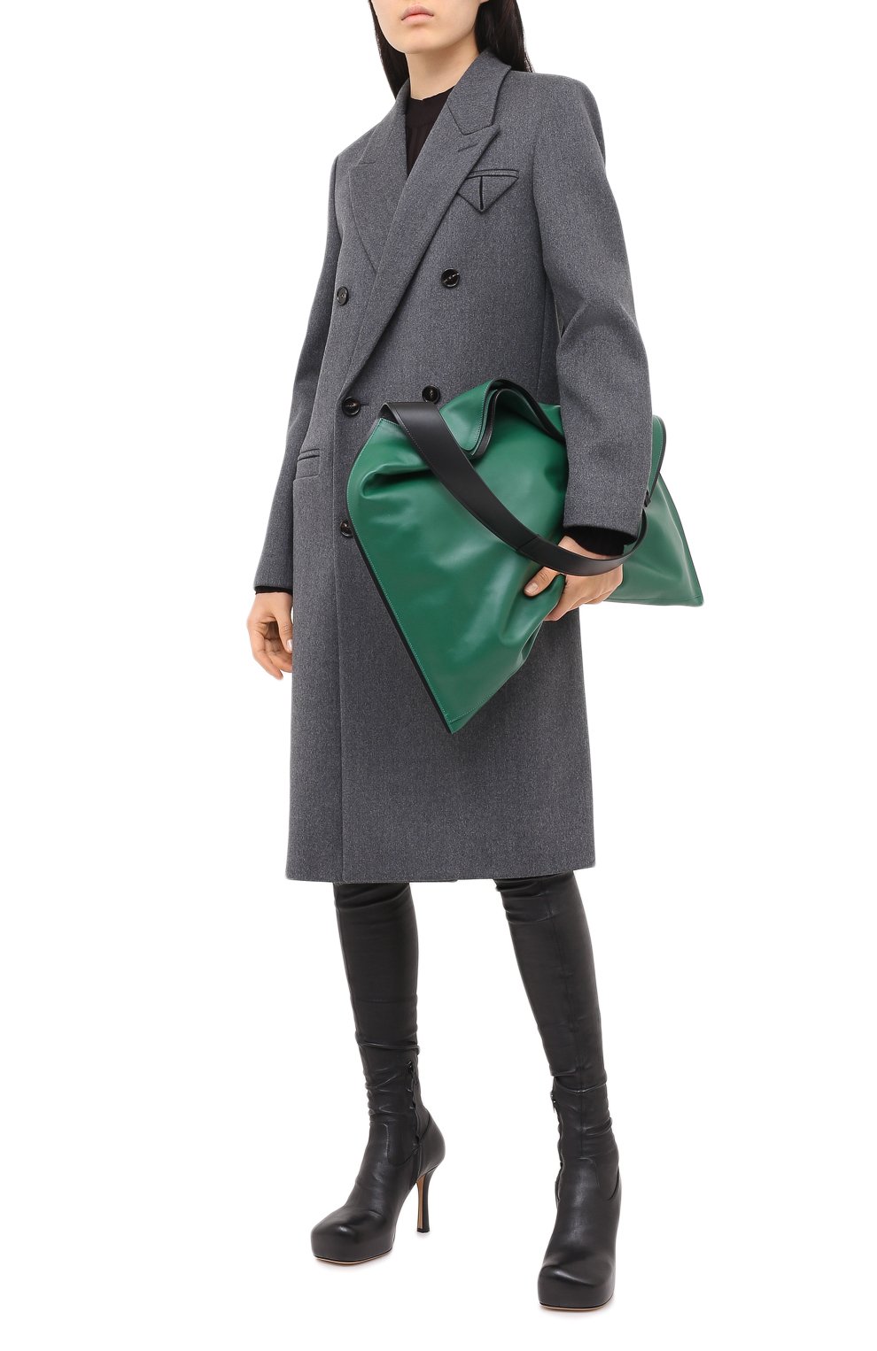 Кожаные ботфорты bv bold BOTTEGA VENETA, арт. 630168/VBP40, фото 2