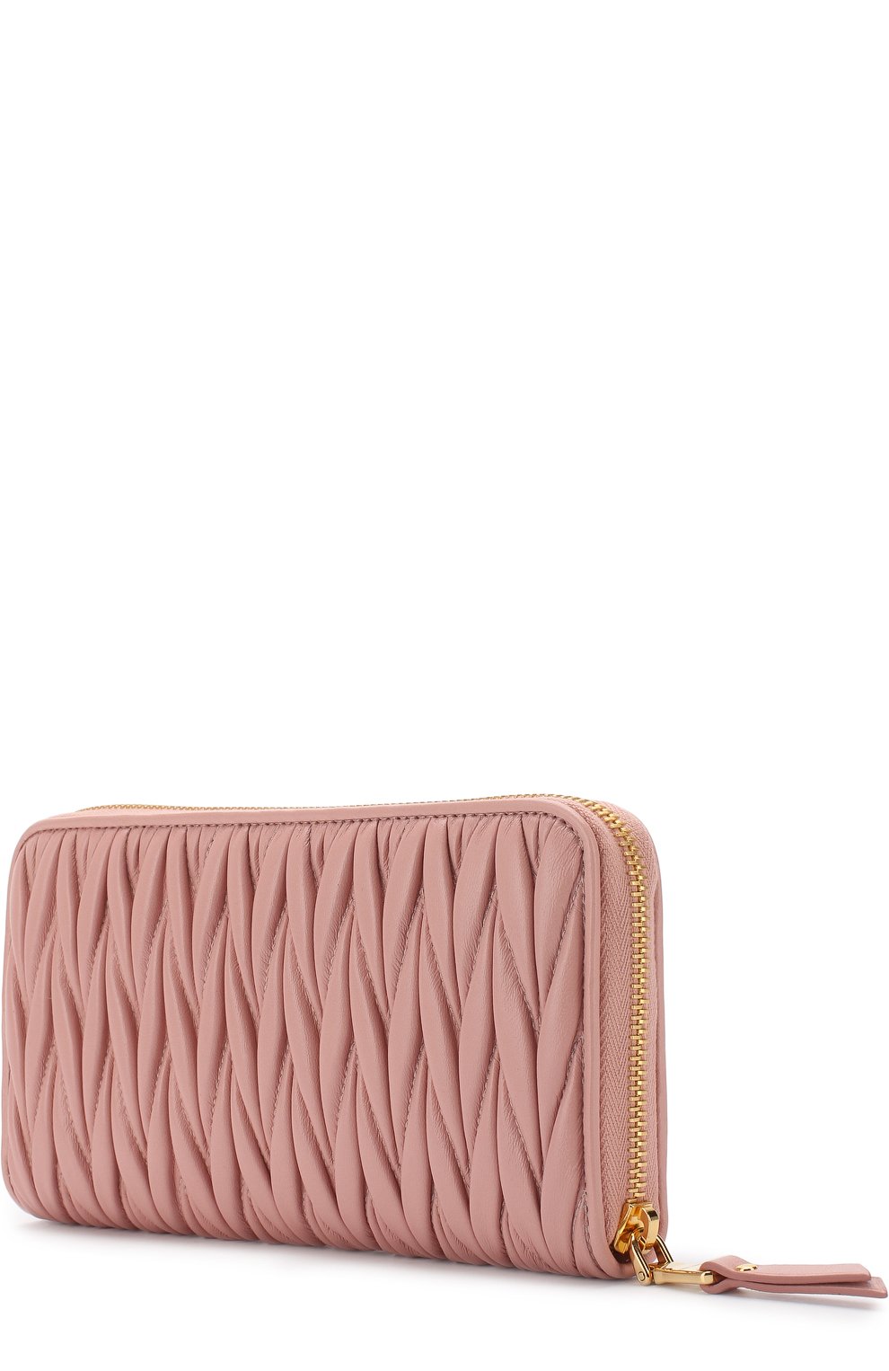 Кожаный кошелек на молнии MIU MIU, арт. 5ML506-N88-F0615, фото 2