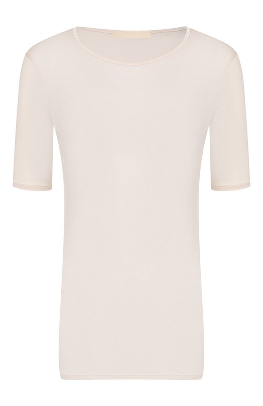 Шелковая футболка 12 STOREEZ 136674 Кремовый 136674