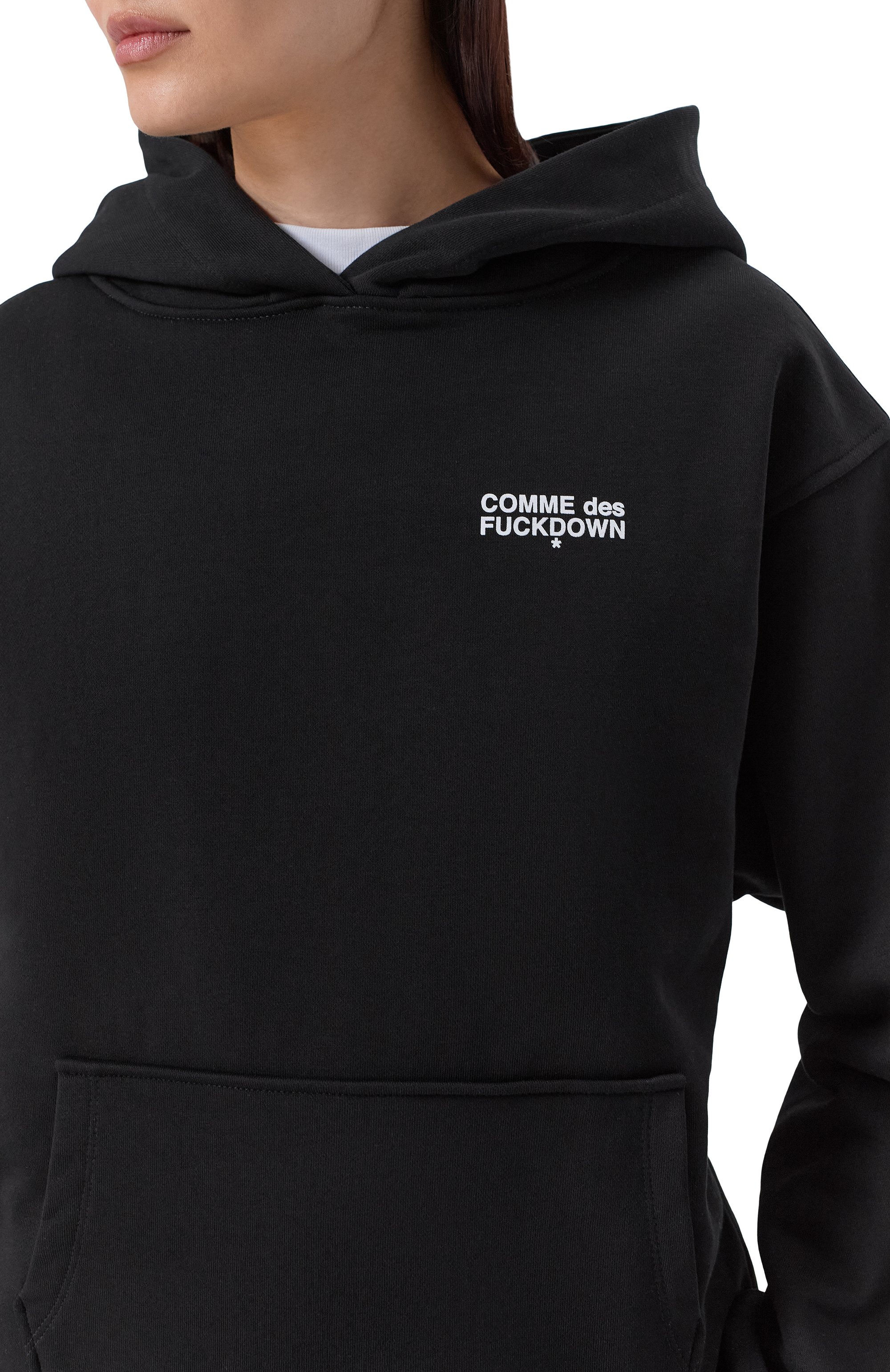 Хлопковое худи COMME DES FUCKDOWN, арт. CFABW01550, фото 5