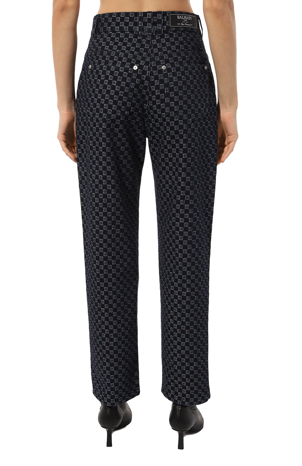 Джинсы BALMAIN темно-синего цвета по цене 125000 руб., арт. BF0MI020DD80, фото 4 Джинсы BALMAIN, арт. BF0MI020DD80, фото 4