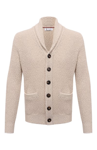 Кардиган из хлопка и льна BRUNELLO CUCINELLI, арт. M2Y501816, фото 1