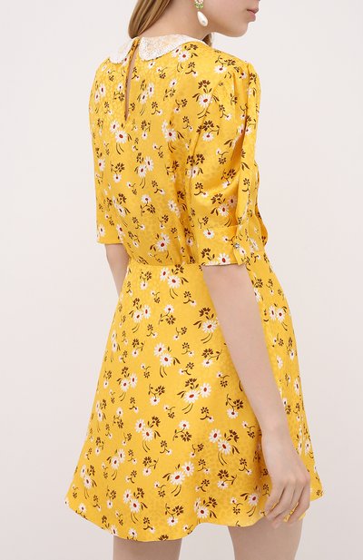 Шелковое платье MIU MIU, арт. MF3584-1V9B-F0388, фото 4