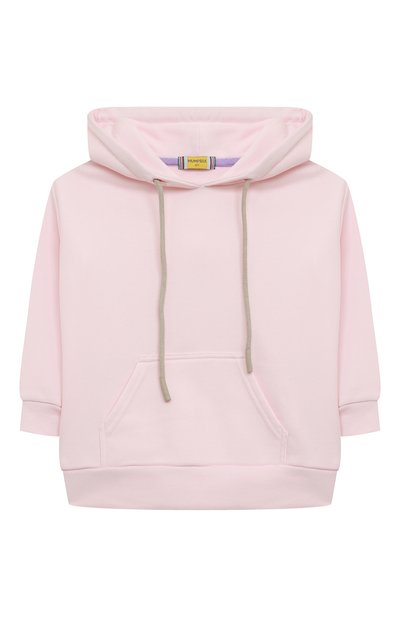 Комплект из худи и брюк MUMOFSIX розового цвета по цене 18250 руб., арт. MOSSS22T_SU01, фото 2 Комплект из худи и брюк MUMOFSIX, арт. MOSSS22T_SU01, фото 2