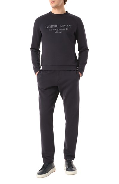 Хлопковые брюки GIORGIO ARMANI, арт. 3GSP54/SJSXZ, фото 2