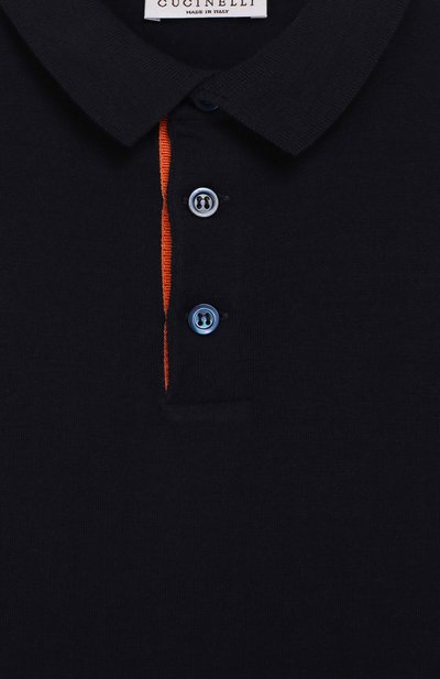 Хлопковое поло BRUNELLO CUCINELLI, арт. B29M84005A, фото 3