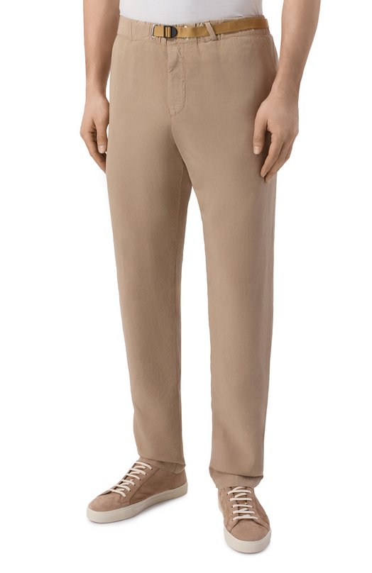 Брюки из лиоцелла и льна White Sand 26SU66/80 Бежевый  26SU66/80 Фото 3