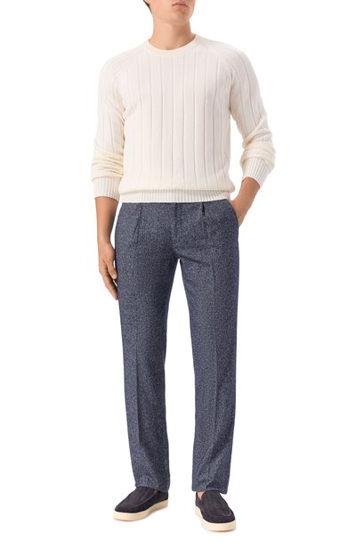 Брюки из шерсти и шелка STEFANO RICCI, арт. M1T5300022/WKC01R, фото 2