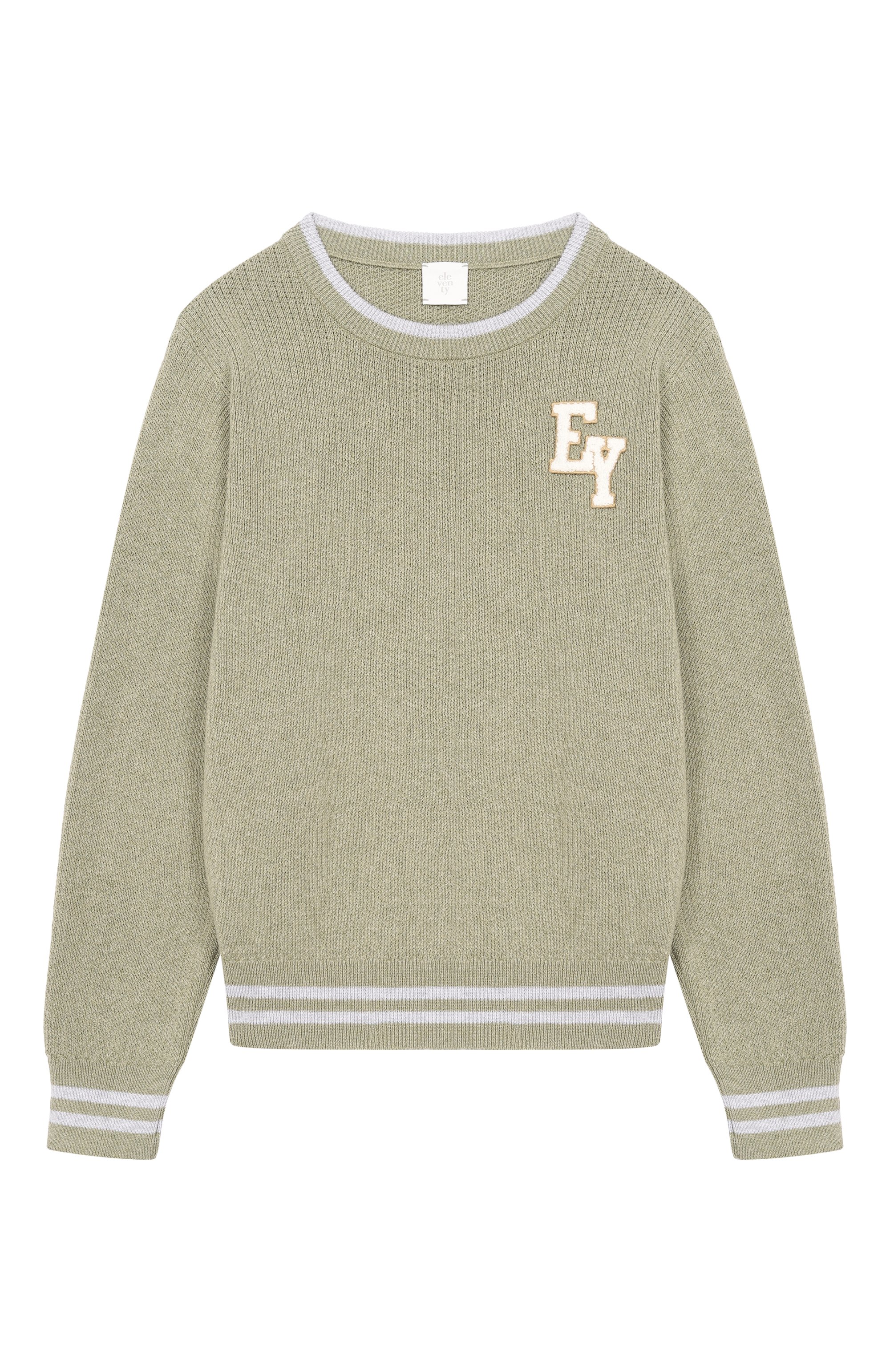 Хлопковый пуловер ELEVENTY, арт. EY9P50/X0011_001, фото 1