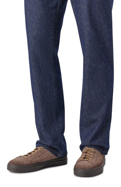 Замшевые кеды gloria SANTONI, арт. MBGG22120SM0TZIR/E81, фото 3