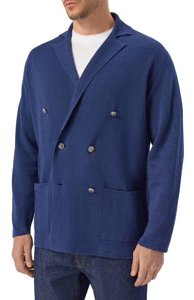 Пиджак изо льна и хлопка KITON, арт. UMK0911_001, фото 3