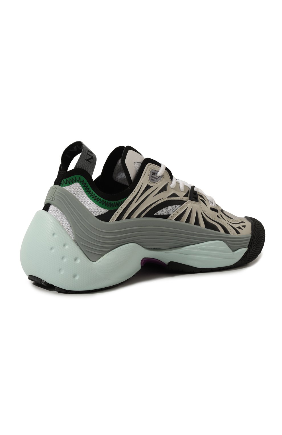 Комбинированные кроссовки flash-x LANVIN, арт. FM-SKIK00-MEFR-E22, фото 5