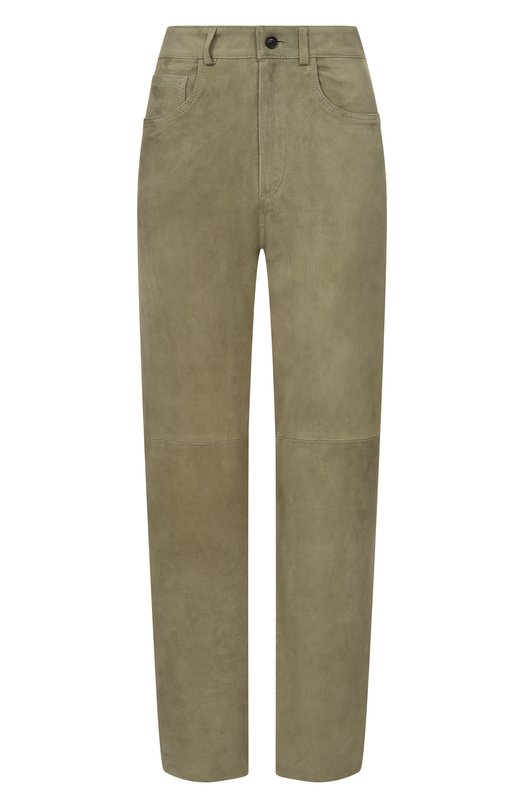 Замшевые брюки Erika Cavallini P6SW03 Хаки P6SW03