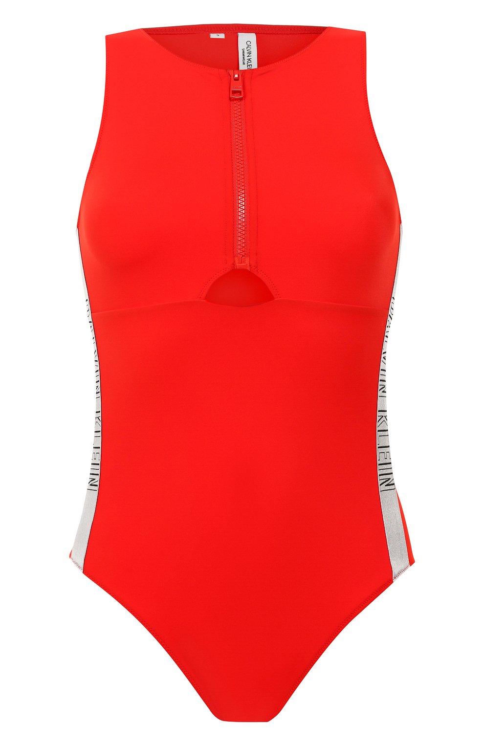 Слитный купальник CALVIN KLEIN красного цвета по цене 17200 руб., арт. KW0KW00824, фото 1 Слитный купальник CALVIN KLEIN, арт. KW0KW00824, фото 1