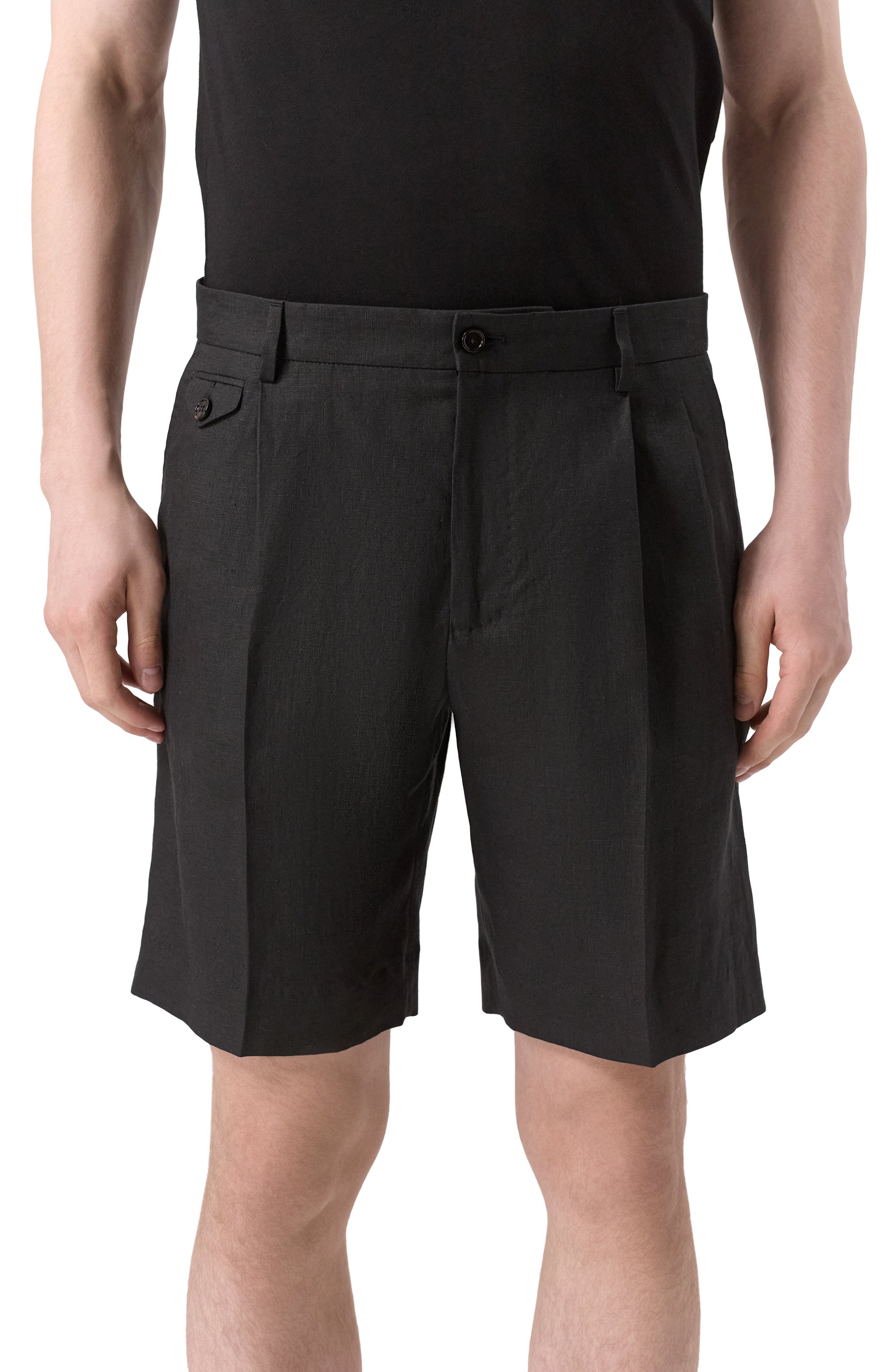 Льняные шорты DOLCE & GABBANA, арт. GW0MAT/FU4K6, фото 3