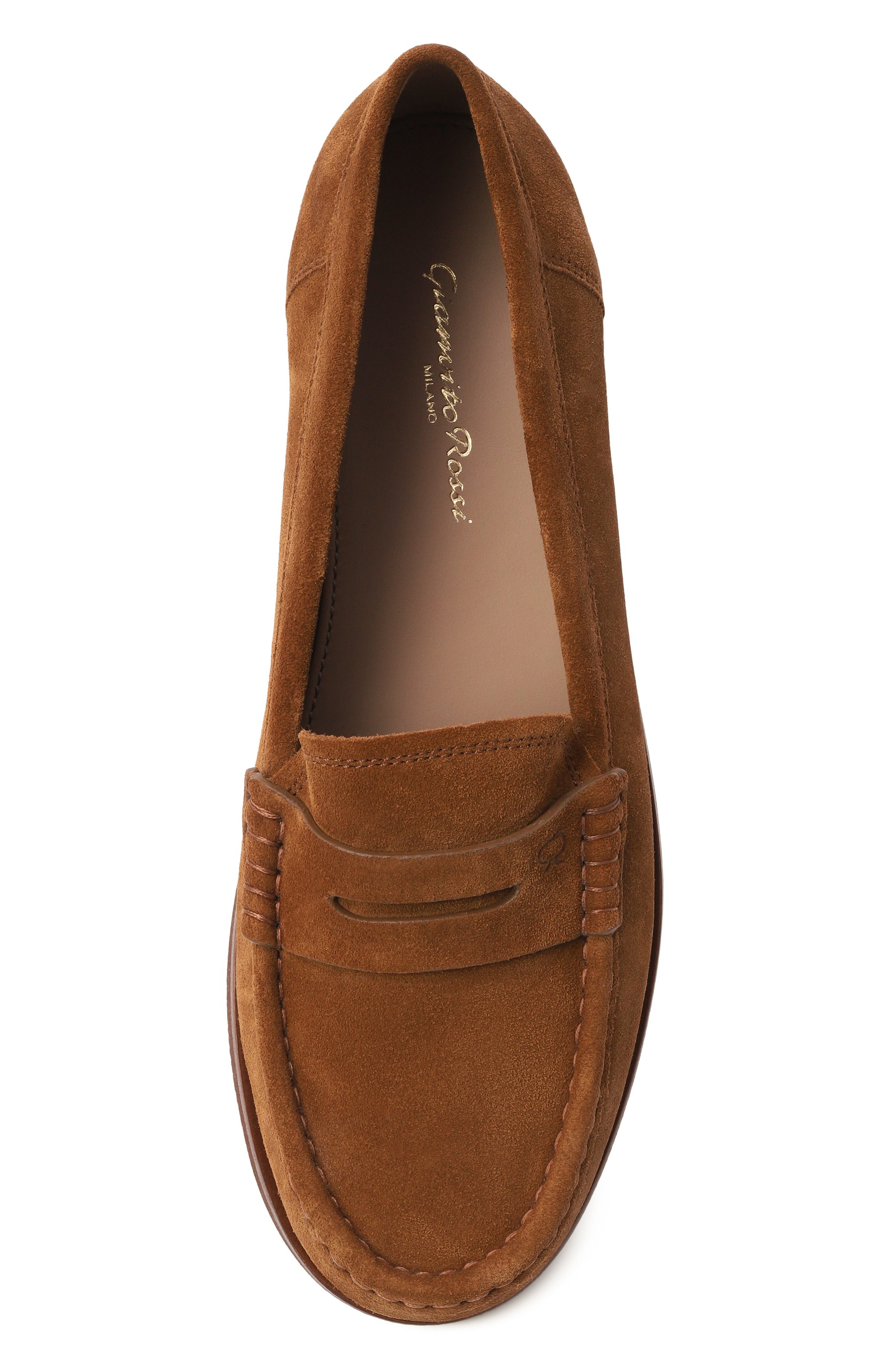 Замшевые пенни-лоферы vernon GIANVITO ROSSI, арт. G25392.10G0M.S14TEXA, фото 6