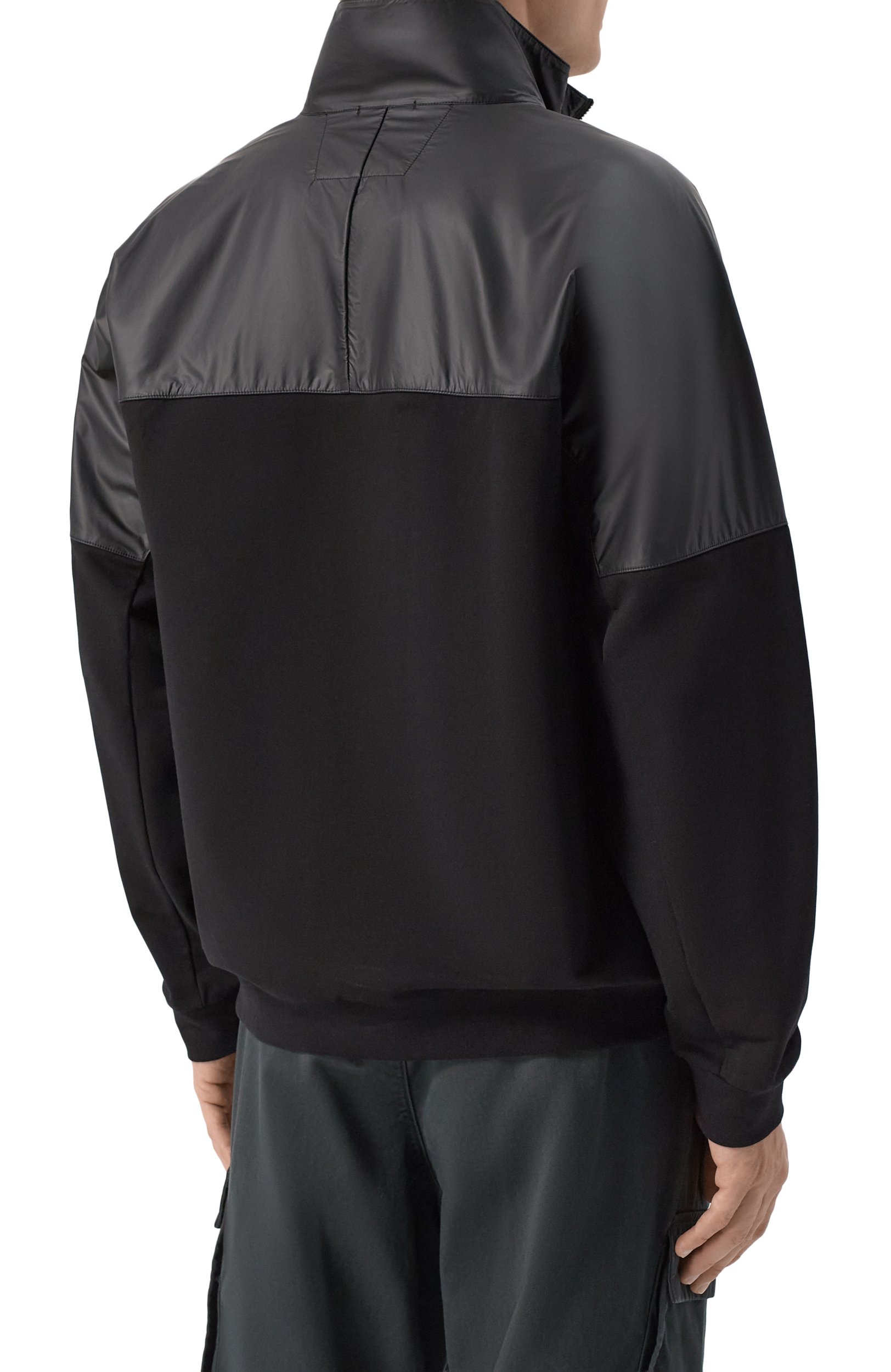 Хлопковый анорак C.P. COMPANY черного цвета по цене 49400 руб., арт. 21CLSS035A/006452M, фото 4 Хлопковый анорак C.P. COMPANY, арт. 21CLSS035A/006452M, фото 4