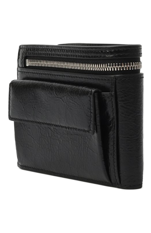 Кожаное портмоне Balenciaga 801837/2AA9Z Чёрный  801837/2AA9Z Фото 2