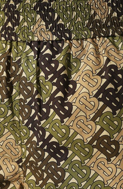 Хлопковые шорты BURBERRY хаки цвета по цене 52100 руб., арт. 8014288, фото 5 Хлопковые шорты BURBERRY, арт. 8014288, фото 5