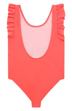 Детского слитный купальник BILLIEBLUSH кораллового цвета, арт. U20059 | Фото 2 (Материал сплава: Проставлено; Нос: Не проставлено; Материал внешний: Синтетический материал; Девочки Кросс-КТ: Купальники-пляж; Принт: Без принта; Ростовка одежда: 6 лет | 116 см, 2 года | 92 см, 3 года | 98 см, 8 лет | 128 см, 5 лет | 110 см, 4 года | 104 см, 10 - 11 лет | 140 - 146см)