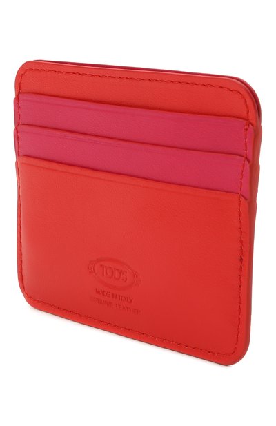 Кожаный футляр для кредитных карт TOD’S, арт. XAWENBF1200PXP, фото 2