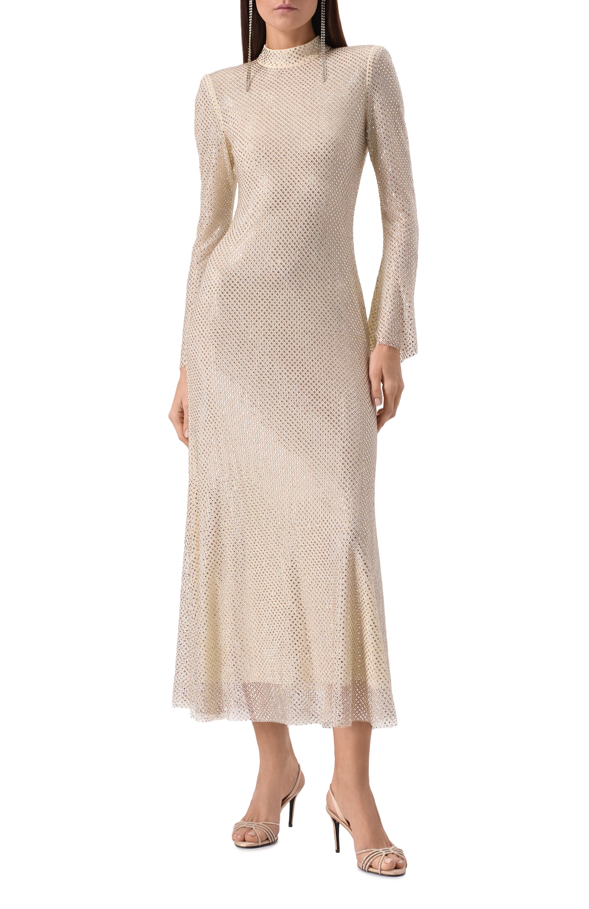 Комбинированные босоножки giusy 80 ALEVI MILANO бежевого цвета по цене 95900 руб., арт. L25SC006.0.0222X01, фото 2 Комбинированные босоножки giusy 80 ALEVI MILANO, арт. L25SC006.0.0222X01, фото 2