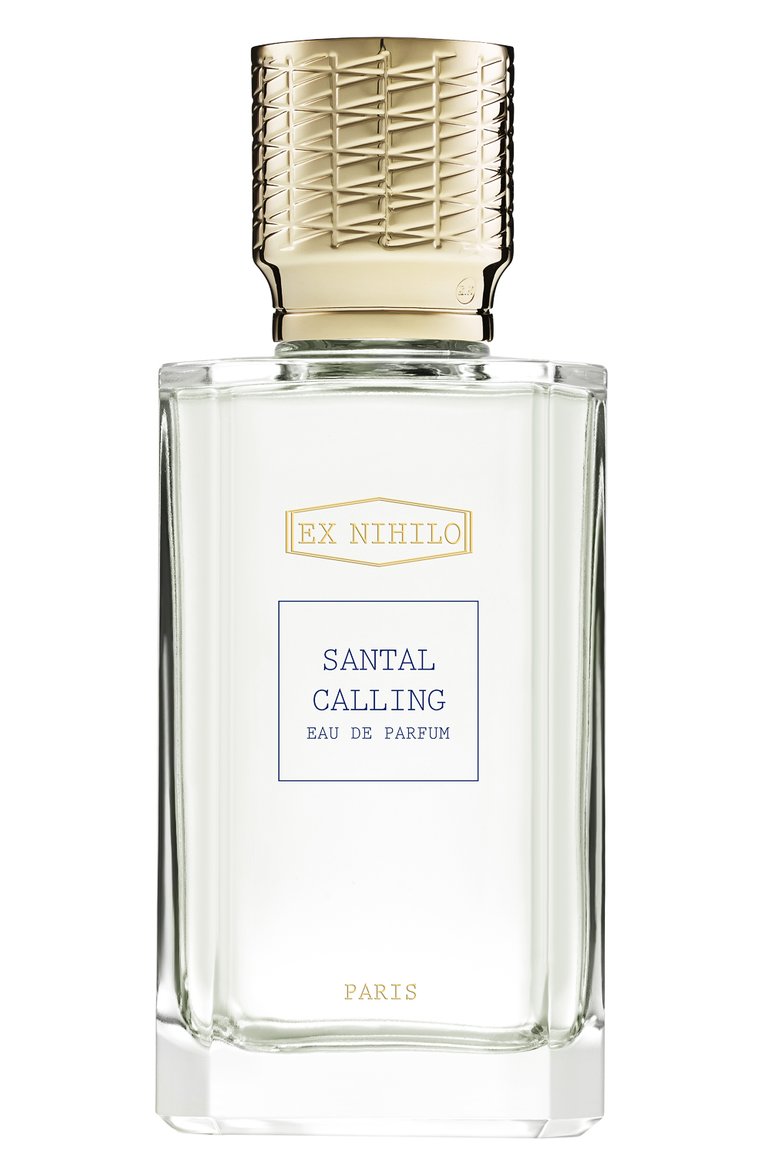 Парфюмерная вода santal calling (100ml) EX NIHILO бесцветного цвета, арт. 3760264095309 | Фото 1 (Тип продукта - парфюмерия: Парфюмерная вода; Региональные ограничения белый список (Axapta Mercury): Не проставлено; Нос: Не проставлено; Тип аромата: Древесный; Ограничения доставки: flammable)