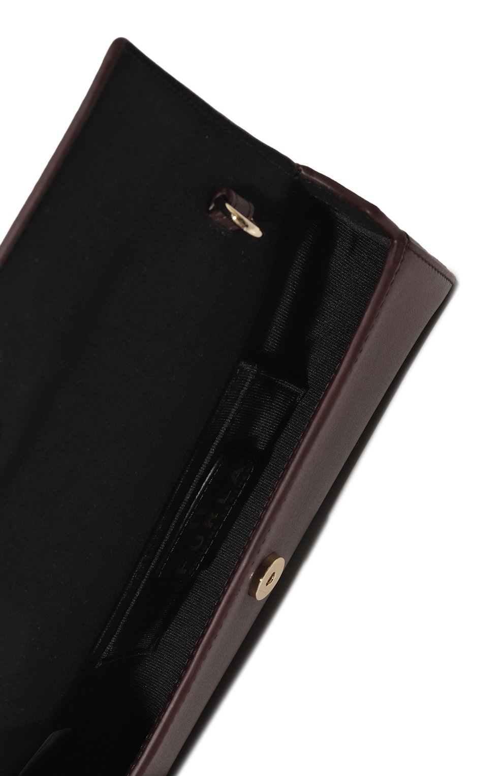 Клатч flow mini FURLA темно-коричневого цвета по цене 22000 руб., арт. WE00518/BX2045, фото 5 Клатч flow mini FURLA, арт. WE00518/BX2045, фото 5