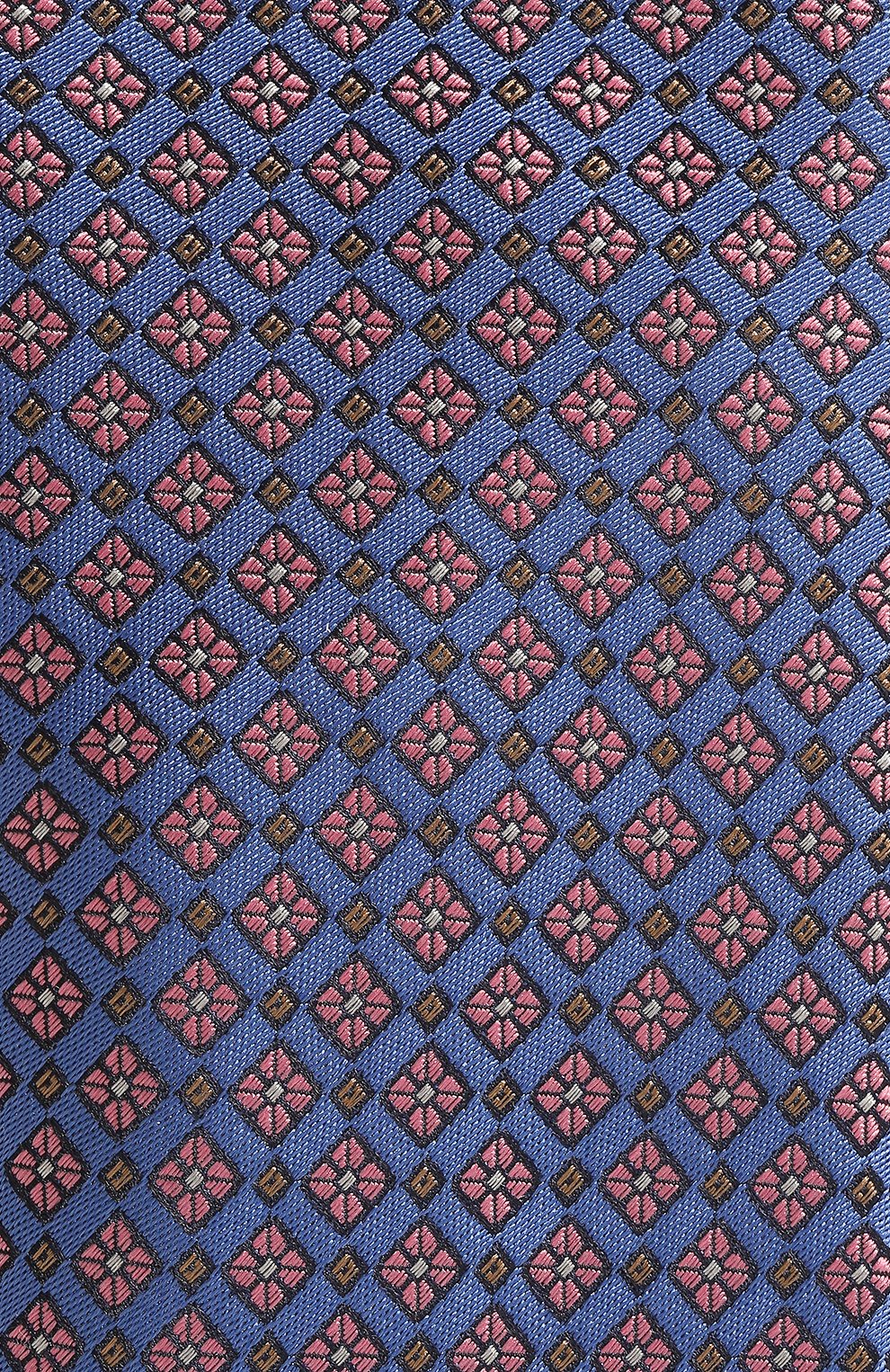 Шелковый галстук CANALI синего цвета по цене 17600 руб., арт. 18/HJ03651, фото 4 Шелковый галстук CANALI, арт. 18/HJ03651, фото 4